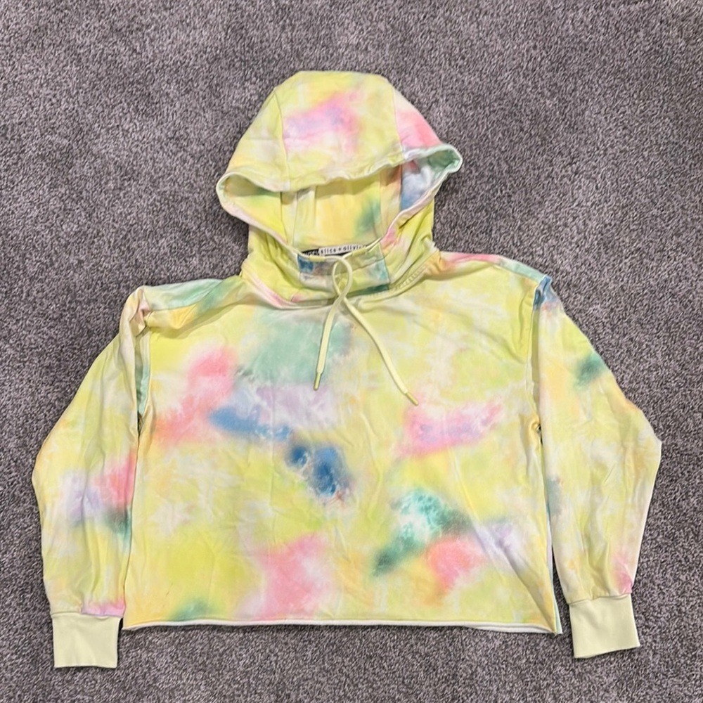 Alice+Olivia Tie-Dye Hoodie